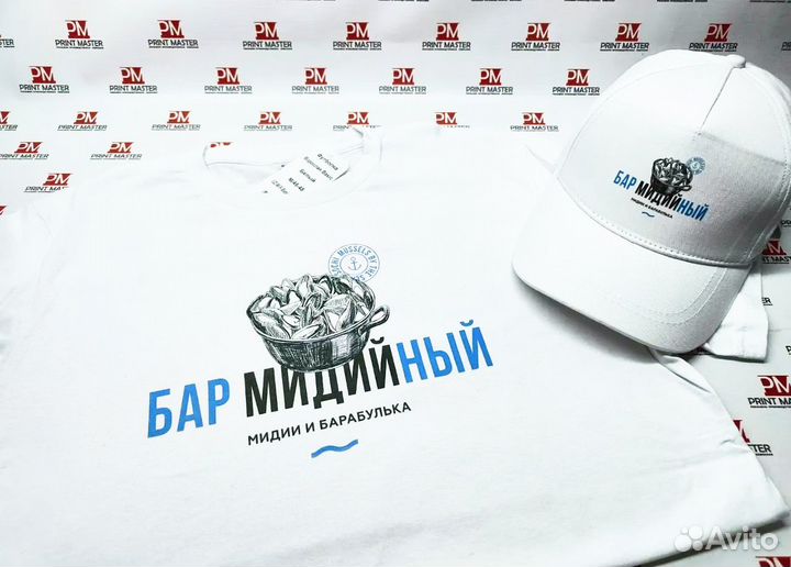 Печать, принты на футболках оптом, сублимация DTF