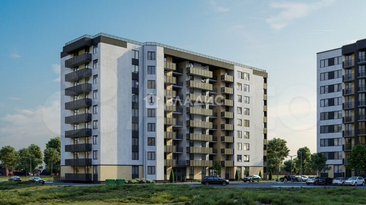 2-к. квартира, 57,6 м², 4/9 эт.