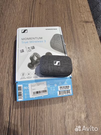 TWS наушники sennheiser momentum true wireless 3