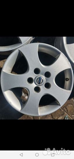 Диски литые r16 на Nissan