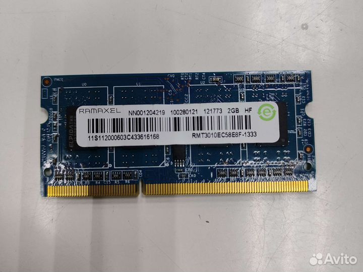 Оперативная память для ноутбуков ddr3 2Gb