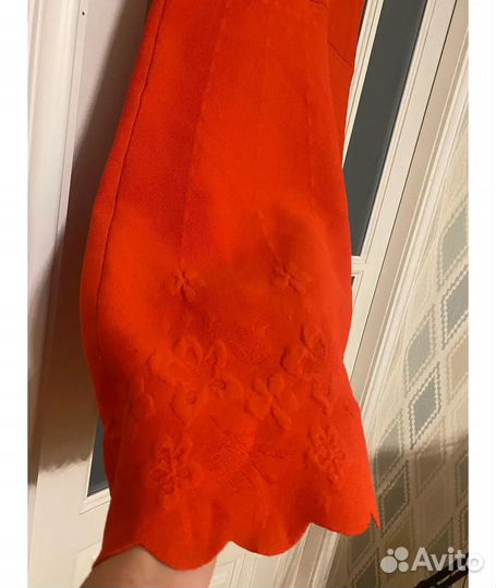 Claudie Pierlot Коралловое вискозное коктейльное п