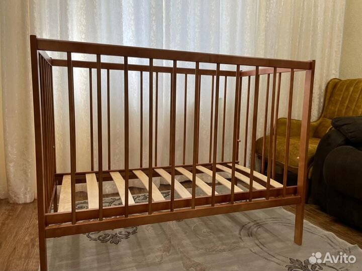 Детская кроватка «Фея» с матрасом 120х60
