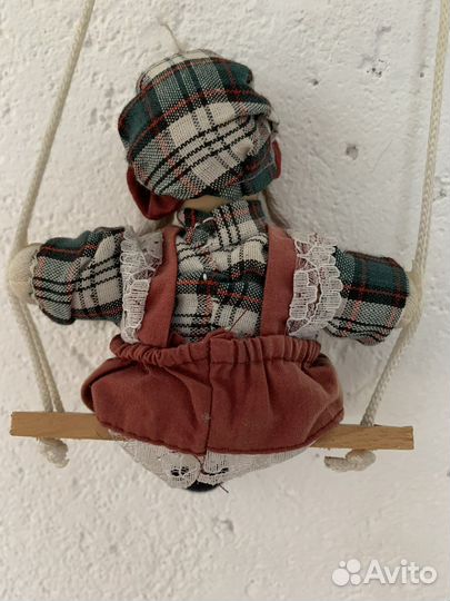 Кукла фарфоровая на качелях германия тати бремен