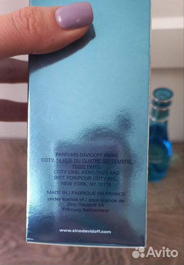 Davidoff Cool Water Туалетная вода женская