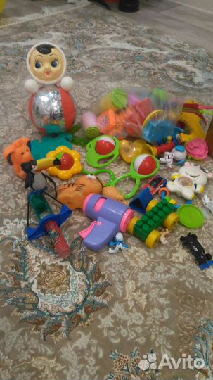 Игрушки погремушки пакетом
