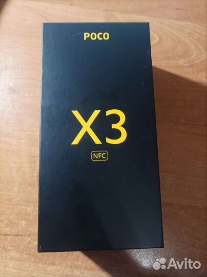 Коробка и чехол от poco X3