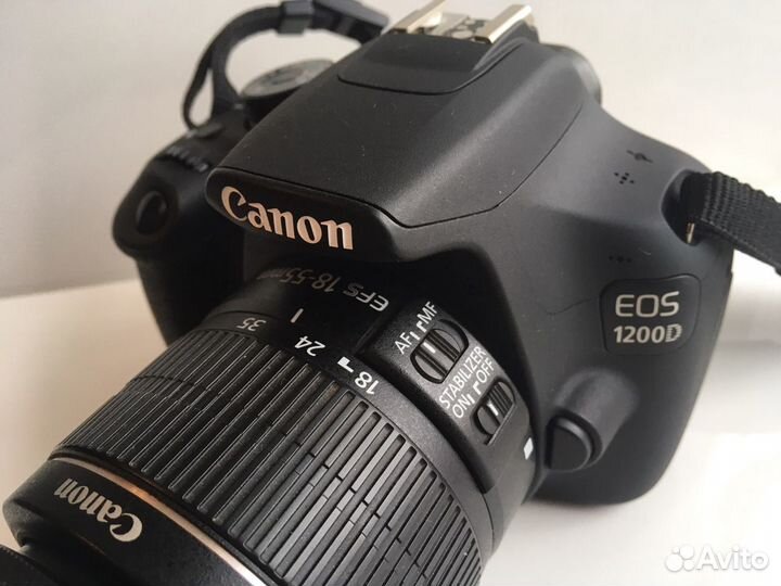 Canon 1200d kit 18-55mm, 18мп