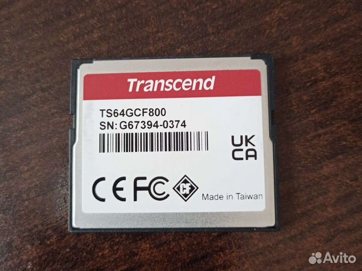 Карта памяти compact flash 64