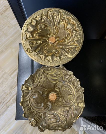 Вазочки бронзовые антикварные 2шт