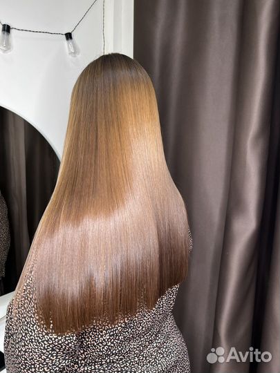 Кератиновое выпрямление