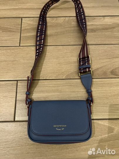 Emporio armani сумка женская натуральная кожа