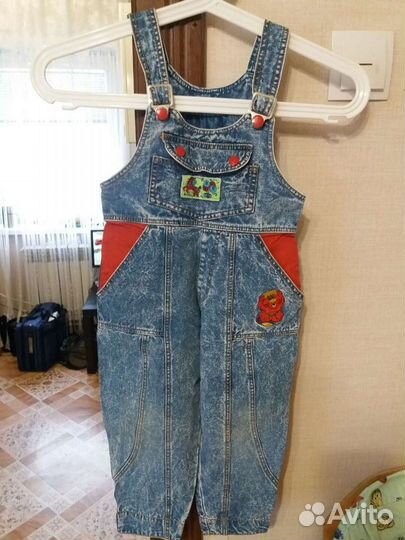 Штаны для девочки. Полукомбез