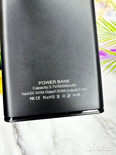 Powerbank 80000 mah с фонариком