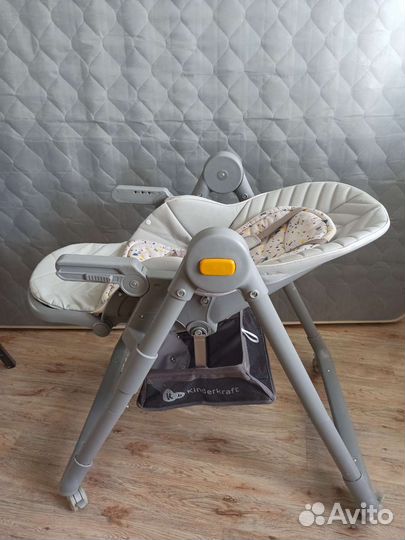 Стульчик для кормления Kinderkraft lastree grey