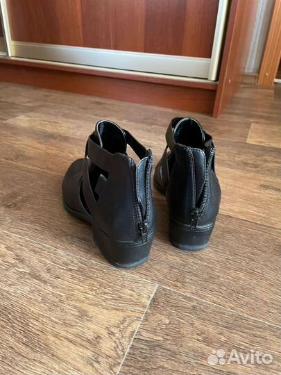 Полуботинки top shop натуральная кожа