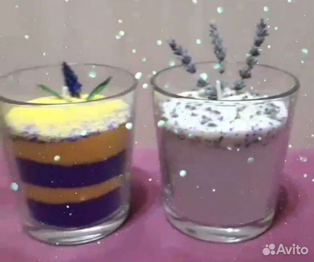 Свечи насыпной воск