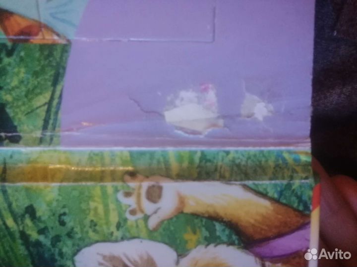 Книга для детей с пазлами