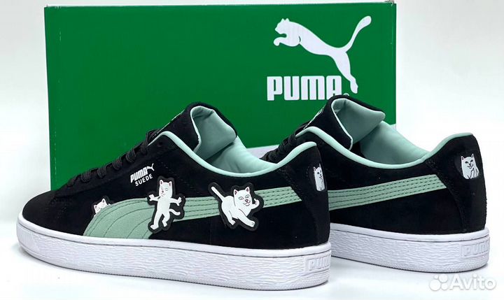 Кроссовки puma X ripndip suede black (41-45)