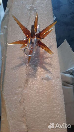 Плафоны для люстры стеклянные звездочка