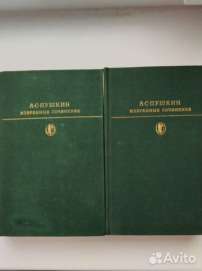 А.С. Пушкин Избранные сочинения 2 тома