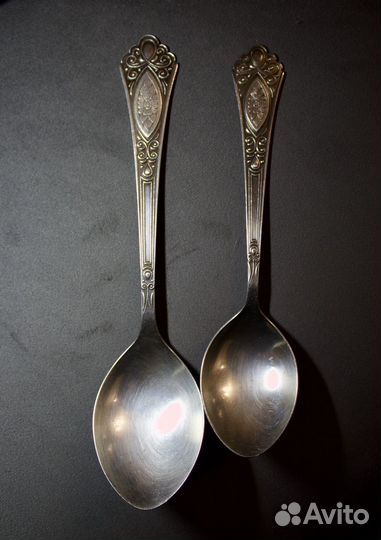 Серебряные ложки (столовая,десертная) 925