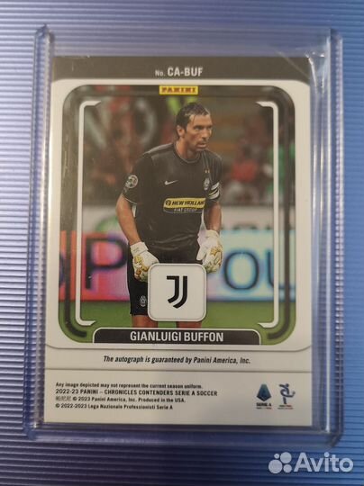 Буффон автограф