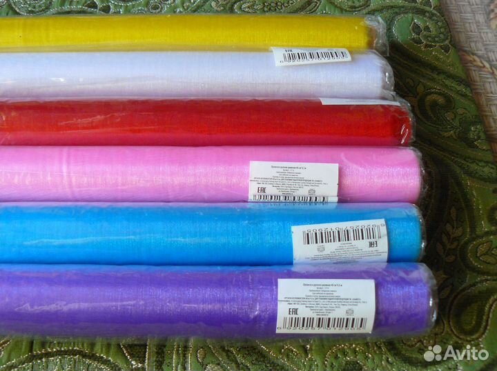 Органза флористическая