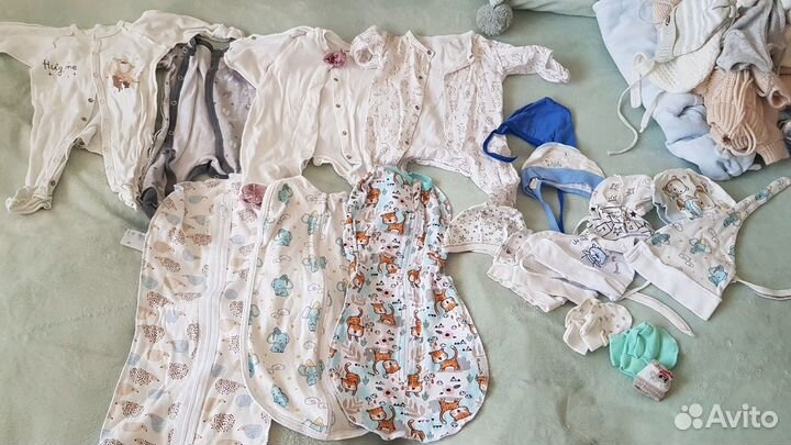 Большой пакет вещей для новорожденного