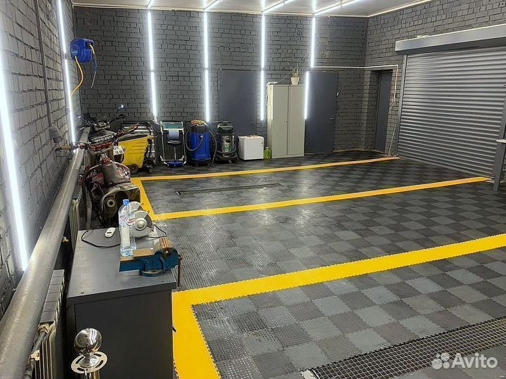 Модульная плитка для гаража