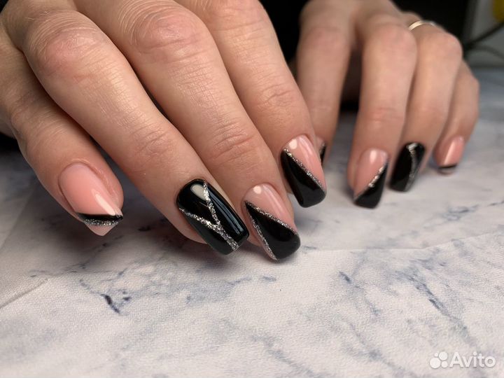 Наращивание ногтей, гель-лак