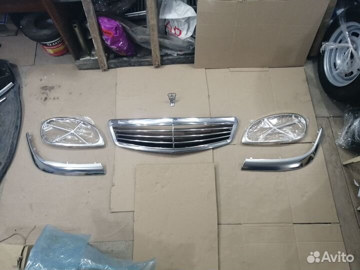 Новые ободки фар хром газ 31105 Волга