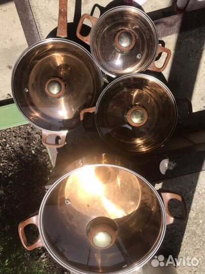 Набор кастрюль из нержавеющей стали