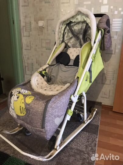 Санки-коляска