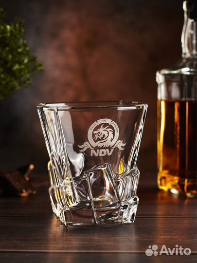 Бокал для виски Дракон