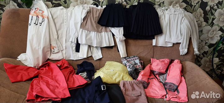Вещи пакетом на девочку 146 и больше