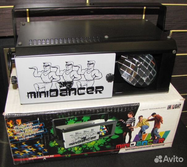 Светомузыка Minidancer Hustle-100 IL Цвет Gobo Mic