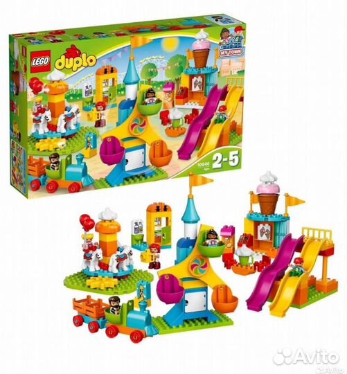 Lego duplo парк аттракционов 10840