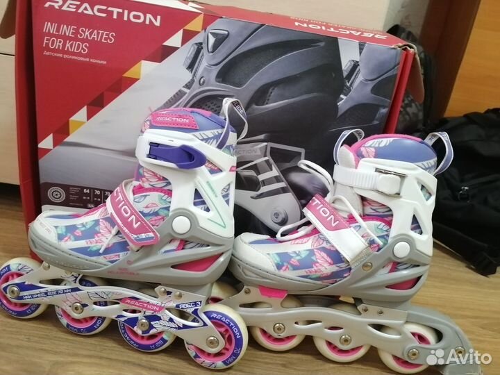 Роликовые коньки детские раздвижные 31-35