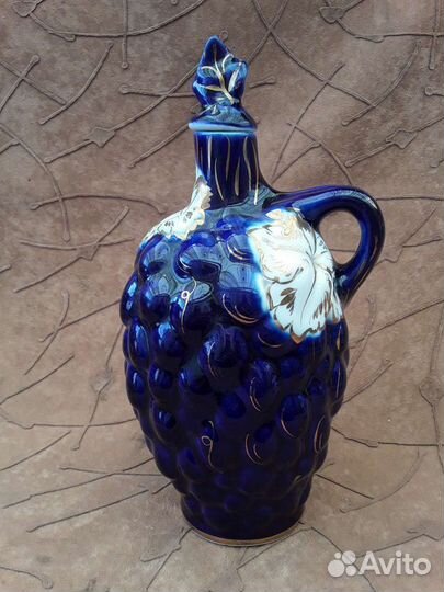 Графин для вина лфз и пепельница фарфор СССР