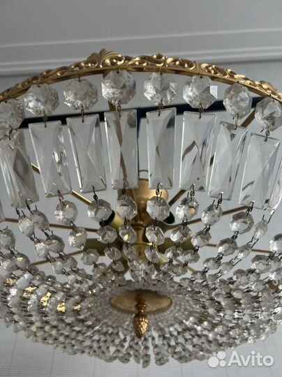 Люстра хрустальная Швеция