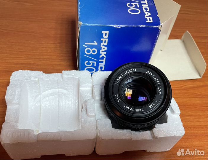 Pentacon Prakticar MC 1.8/50 объектив