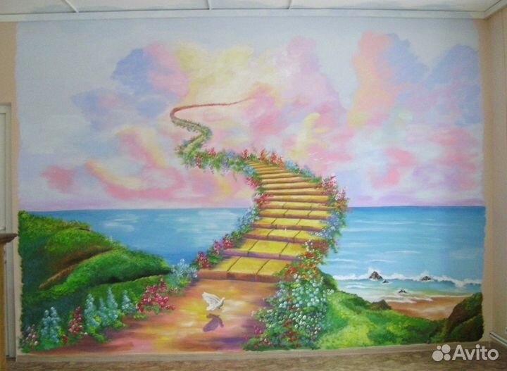 Роспись интерьера, барельеф