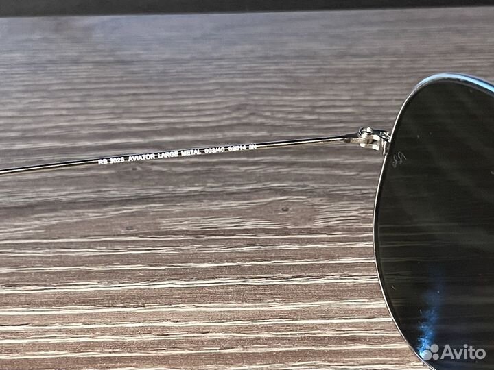 Очки оригинал Ray Ban Aviator 3025 003/40 62