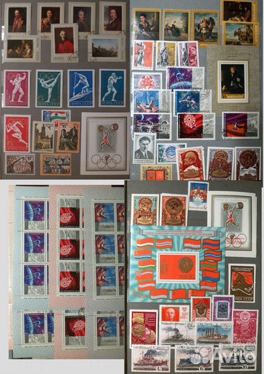 8 альбомов марок СССР 1961-1990 (за всё)