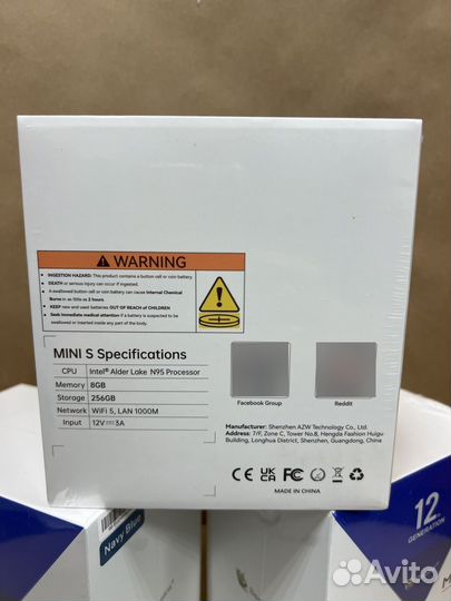 Мини пк Beelink mini s12 intel alder n95 8/256gb