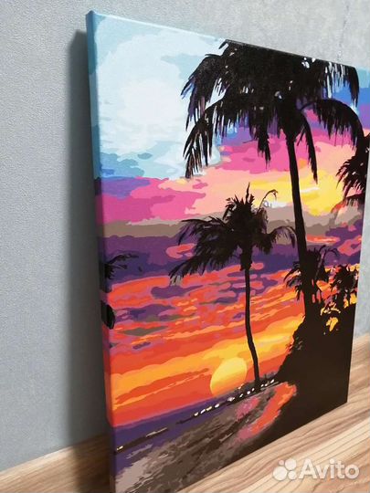 Готовая картина по номерам