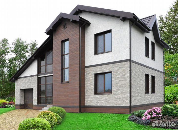 Сайдинг для наружной отделки дома.Металл и винил