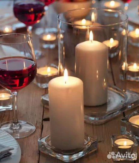 Подсвечники Анледнинг Гласиг новые IKEA