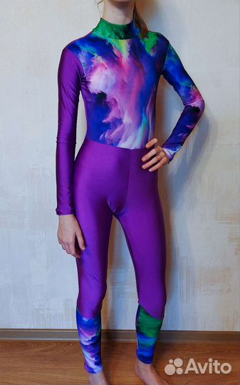 Гимнастический комбинезон, новый. 152-164